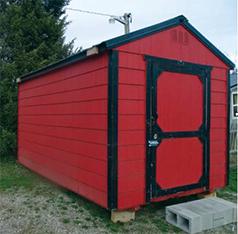 COLORFUL SHED READY FOR SPRING!