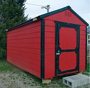 COLORFUL SHED READY FOR SPRING!