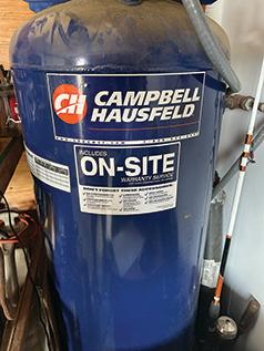 CAMPBELL HAUSFELF AIR COMPRESSOR