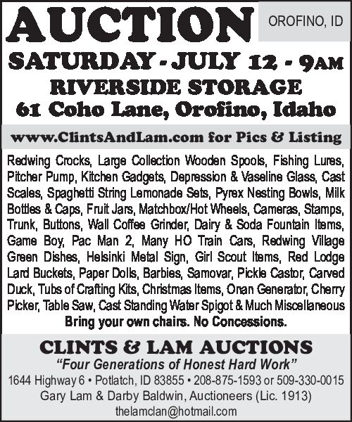 PDF Preview - Exciting Vintage Auction Orofino