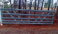 TWO STOCK PANEL GATES