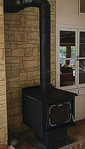 OSBURN CAST IRON WOOD STOVE