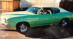 1971 CHEVELLE 3 ON THE COLUMN 