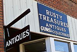 RUSTY TREASURES, A NEW SHOP IN ST. MARIES, IDAHO