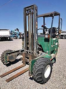 2006 MOFFETT M55 5500LB 3x3 PIGGYBACK FORKLIFT