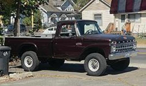 1965 FORD F-250 HIGHBOY 4x4 WITH 390 4 SPEED MANUAL